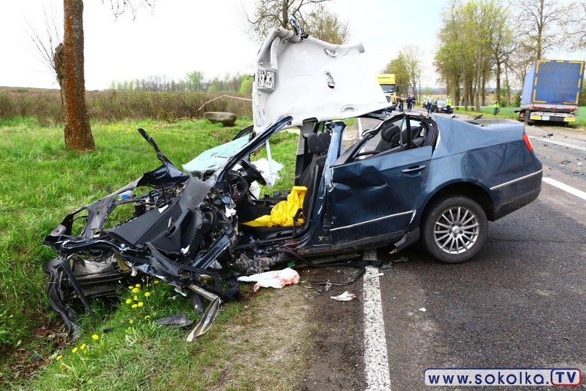 Wypadek na DK 19. Ranny kierowca został przetransportowany...