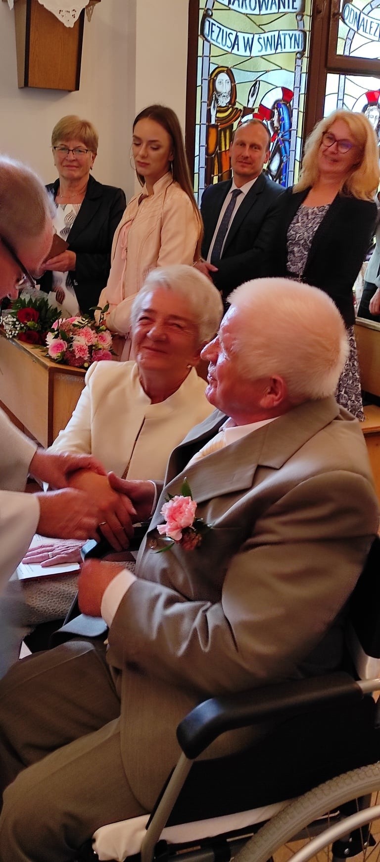 Poznali się w DPS-ie w Browinie niedaleko Torunia i tam wzięli ślub. Co to było za wesele! 