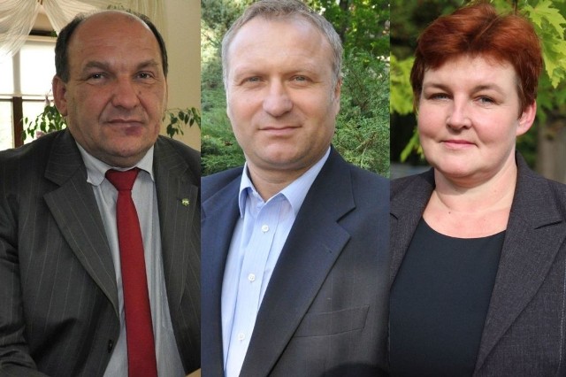 Od lewej: Ryszard Grüner, Robert Świerczek, Katarzyna Zawadzka.