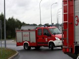 Akcja straży pożarnej w Żarach. Rozbiło się około sto termometrów