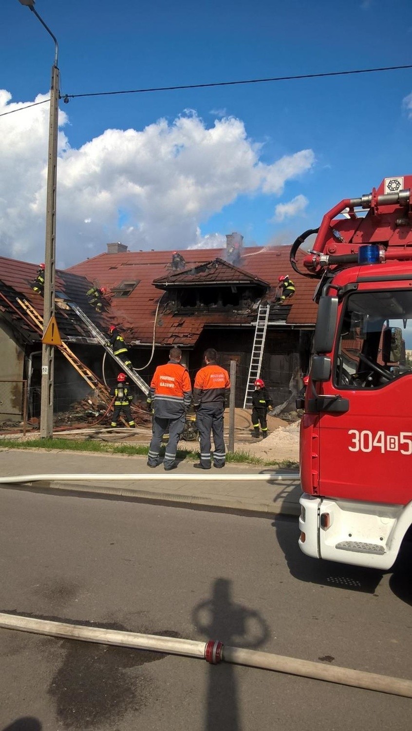 Białystok. Pożar na Nowym Mieście. Spłonął dom przy ul....