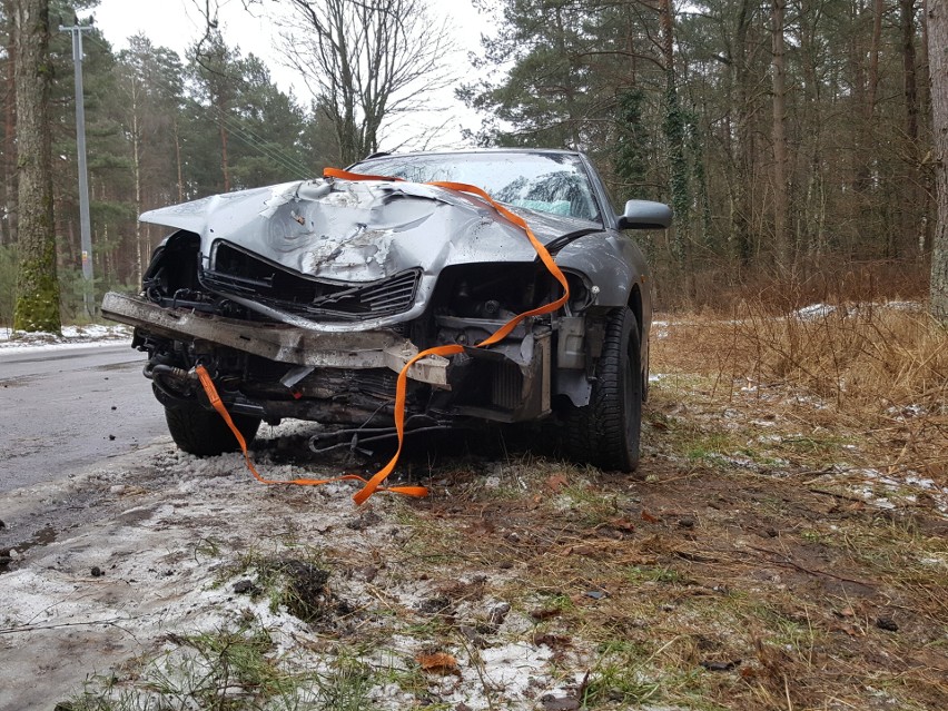 Seria poważnych wypadków koło Szczecinka. Piekarz miał pecha [zdjęcia]