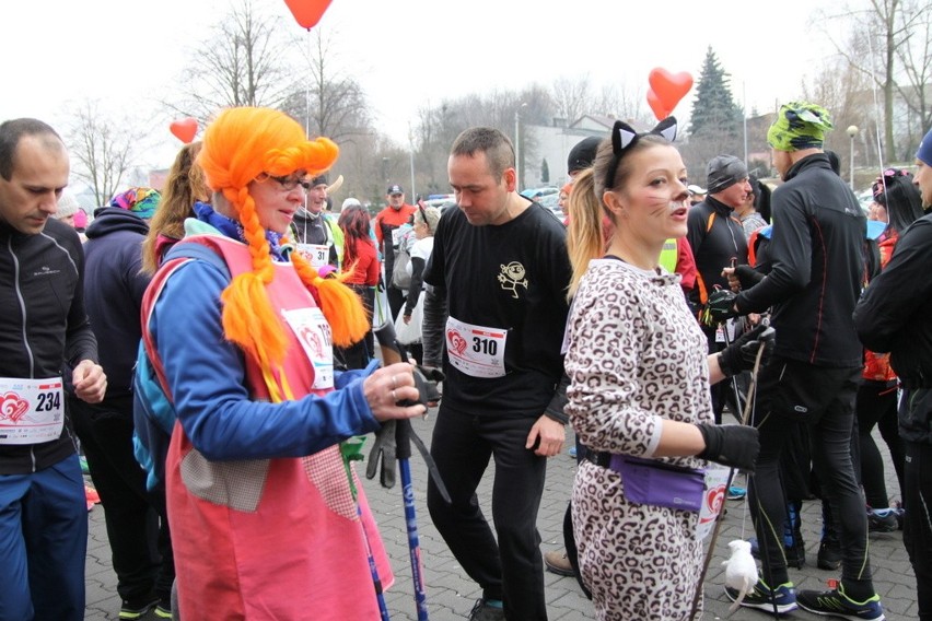 Bieg Walentynkowy 2017 w Dąbrowie Górniczej