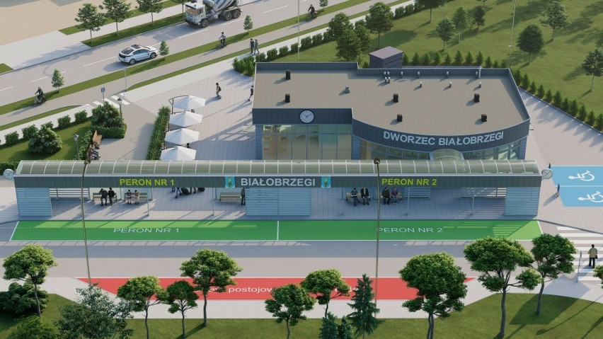 Nowy dworzec autobusowy w Białobrzegach będzie budowany u...