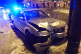 Wypadek w Grudziądzu: pijana 34-latka za kierownicą zatrzymała się na dopiero na słupie