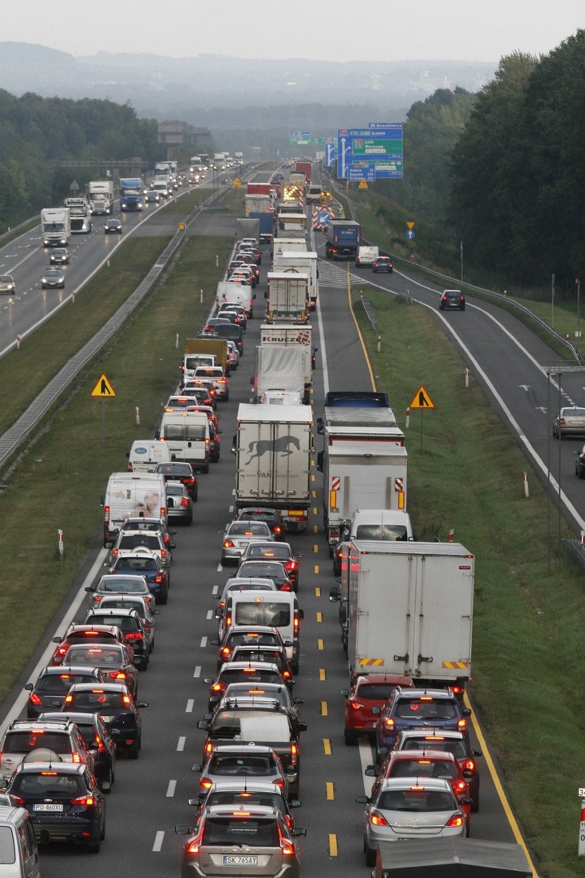 Remont na węźle mysłowickim na A4 oznacza korki