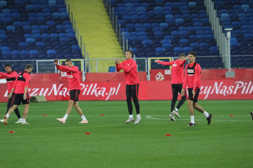 Trening reprezentacji Polski na Stadionie Śląskim przed...