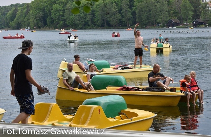 Łagów w weekend 9-10 maja 2020 był oblegany