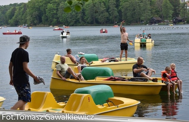 Łagów w weekend 9-10 maja 2020 był oblegany