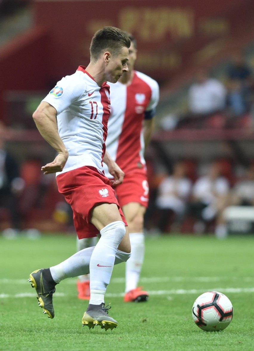 Damian Kądzior, były piłkarz Motoru Lublin strzelił gola dla reprezentacji Polski