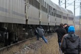 Śmierć pod kołami pociągu w Stramnicy (zdjęcia)