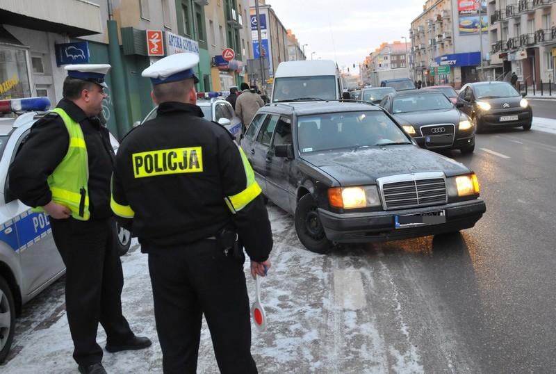 Akcja policji. Centrum Koszalina