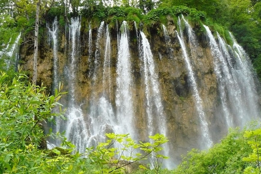 Plitwice: Atrakcją są liczne wodospady