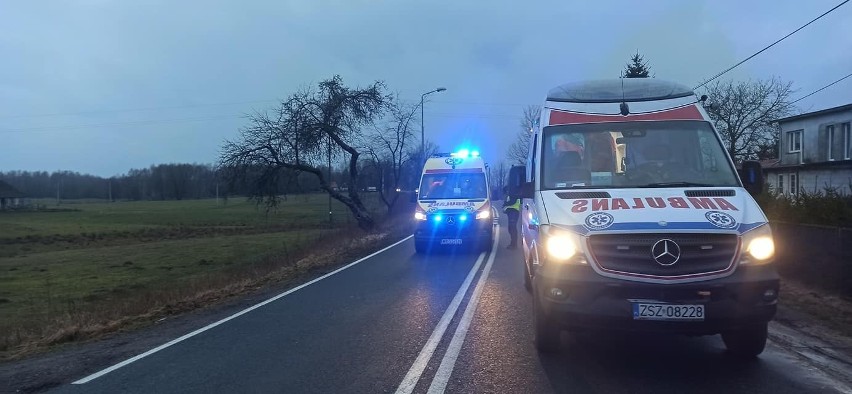 Wypadek w miejscowości Ostropole koło Szczecinka