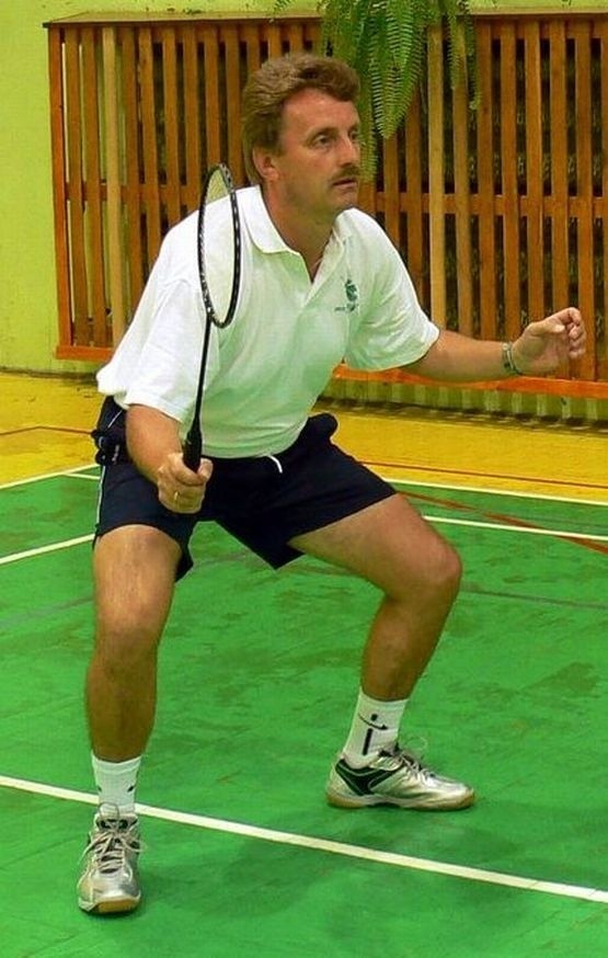 Adam Bunio zwany w podkarpackim badmintonowym światku "Terminatotrem&#8221; nie zraził się finałową porażką.