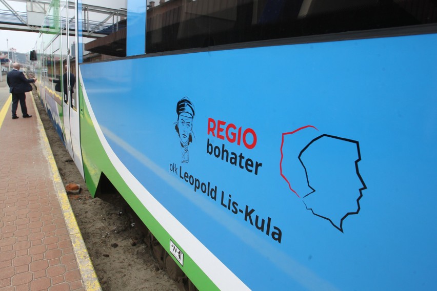 Pierwszy pociąg z wizerunkiem Leopolda Lisa Kuli -...