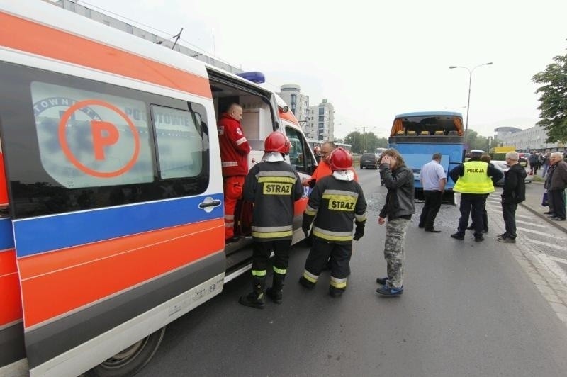 Wypadek autokarów z Knurowa