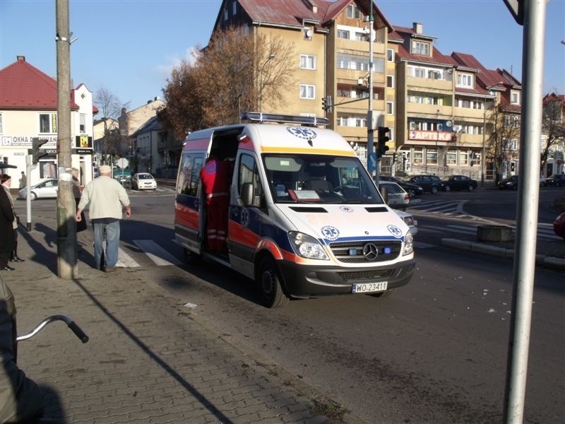 Wypadek na skrzyżowaniu Goworowskiej i Sienkiewicza