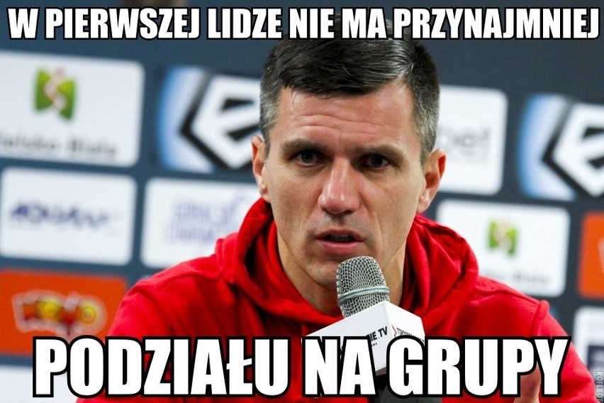 Memy po 36. kolejce: Peszko lubi golnąć w środę, Podbeskidzie uniknie podziału na grupy