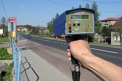 Kontrola prędkości na drogach powiatu krakowskiego
