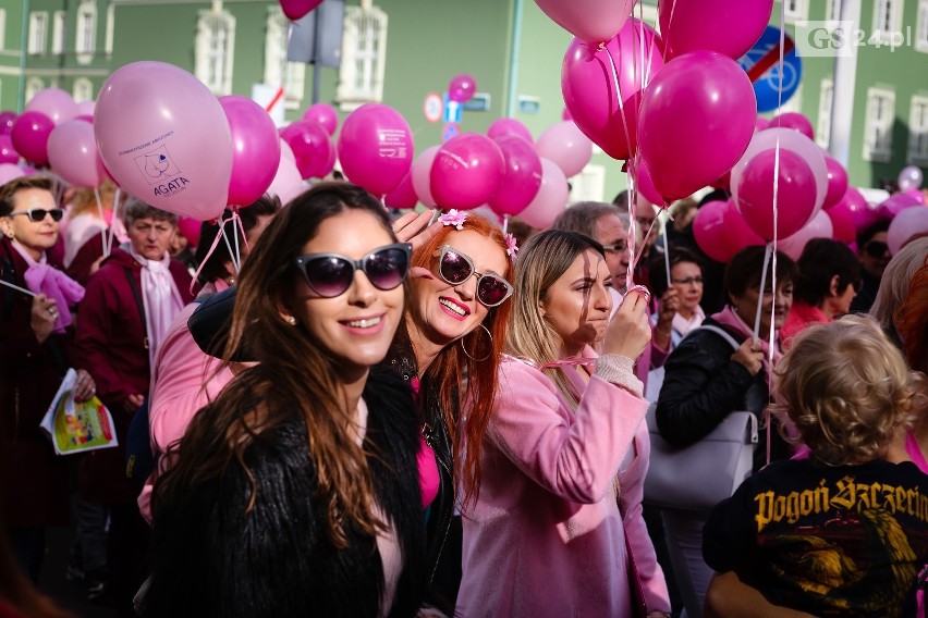 Szczecin: Rak to nie wyrok! X Marsz Różowej Wstążki [WIDEO, ZDJĘCIA]