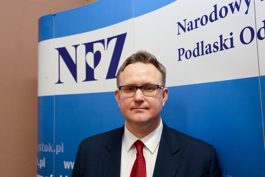 Dyrektor podlaskiego oddziału NFZ Maciej Olesiński złożył...