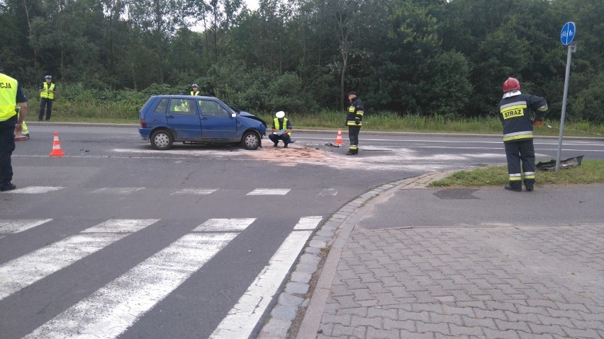 Wypadek na skrzyżowaniu Królewieckiej i Mrągowskiej,...