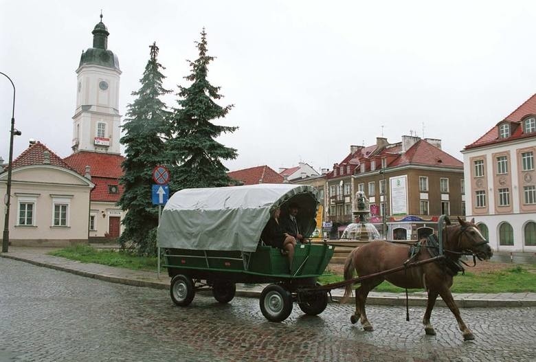 Dyliżans na Rynku Kościuszki