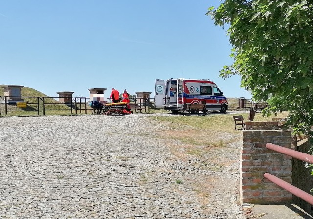 Do wypadku doszło w rejonie bastionu Filip na Starym Mieście w Kostrzynie nad Odrą.