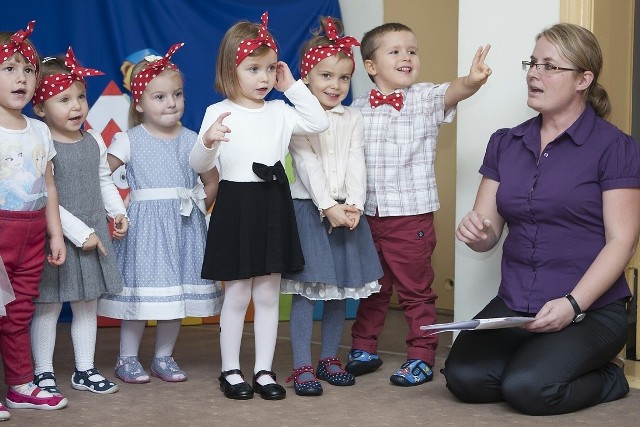 Pasowanie na przedszkolaka w Przedszkolu Gminnym w Polanowie.