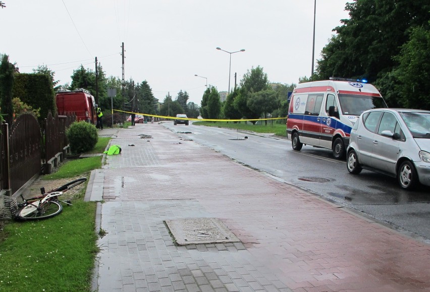 Oświęcim. Zmarł 87-letni rowerzysta potrącony we wtorek na ul. Zaborskiej 