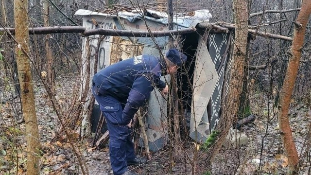 Policjanci w grudniu kontrolowali miejsca w których przebywają bezdomni