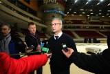 Minister sportu Andrzej Biernat pojawił się na treningu koszykarzy Trefla Sopot