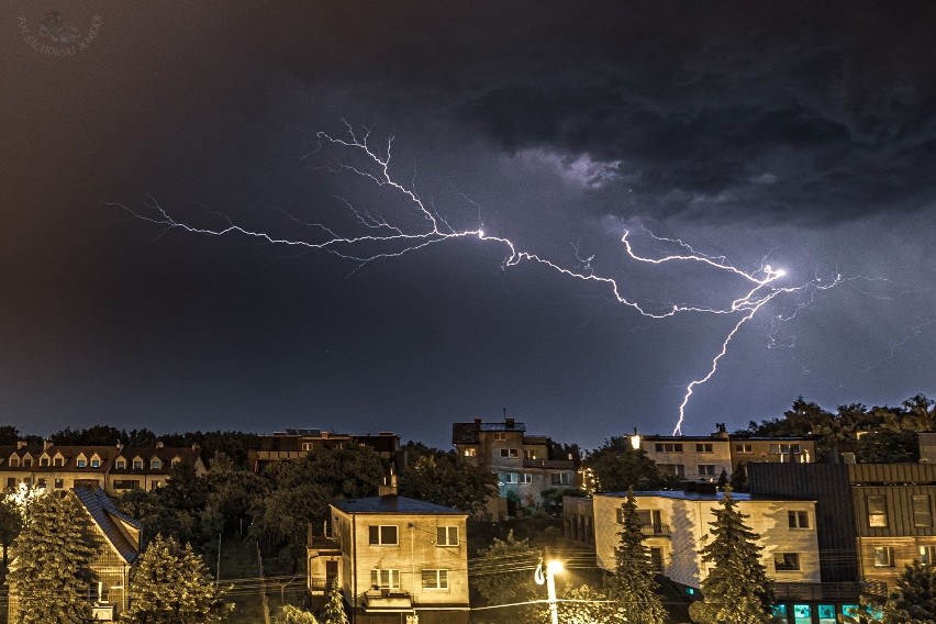 Burza nad Trójmiastem 10/11 czerwca 2019.