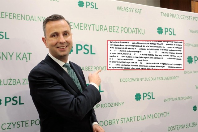 Marcin W., wspólnik Marka Falenty mówi w swoich zeznaniach o pomocy od W. K. K. Czy chodzi o prominentnego polityka Polskiego Stronnictwa Ludowego?