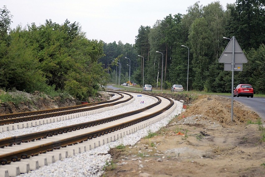 Budowana linii tramwajowej do Fordonu - ulica Lewińskiego