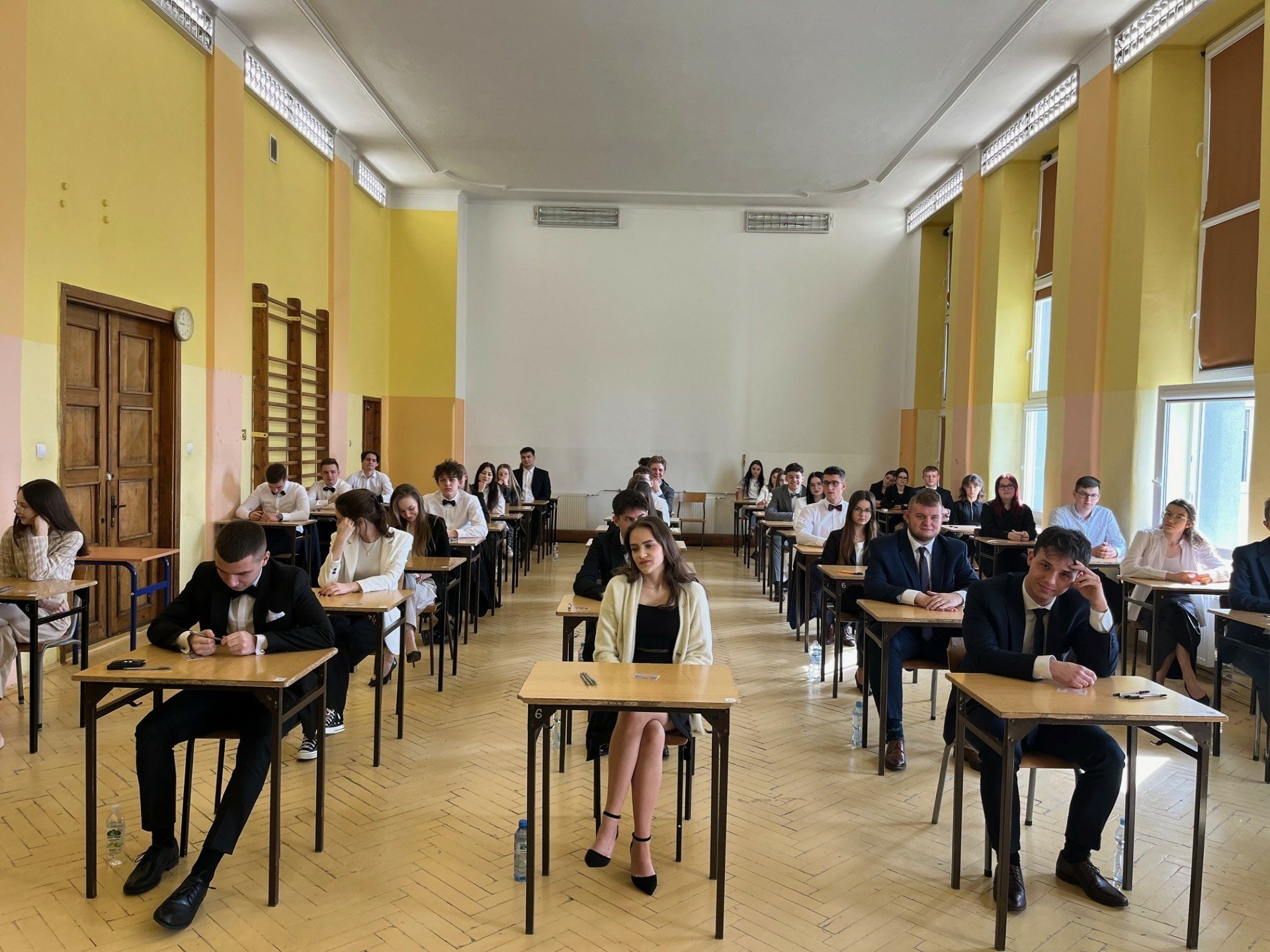 Matura 2024 z języka polskiego w "Czarnieckim" we Włoszczowie. Pisało