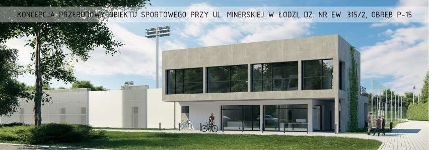 Kompleks sportowy przy ul. Minerskiej w Łodzi. Wkrótce rozpocznie się budowa [WIZUALIZACJE]