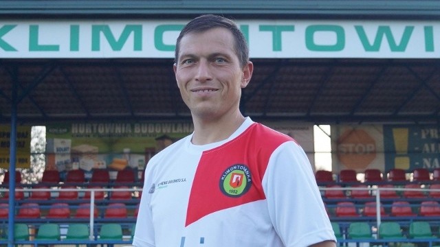 Łukasz Szymański,  trener Klimontowianki.