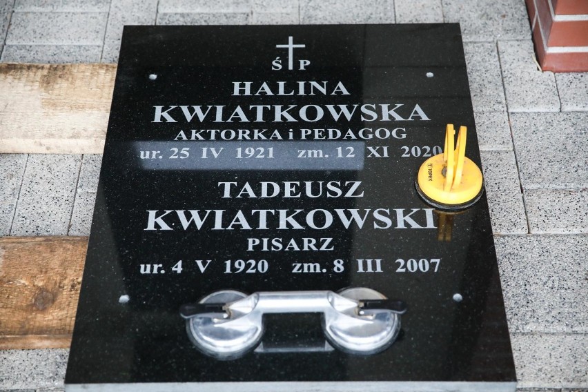 Halina Kwiatkowska, krakowska aktorka i pedagog, koleżanka z...