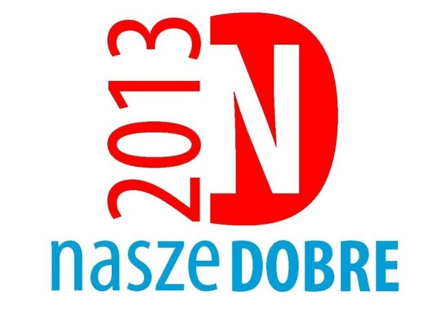 Logo plebiscytu "Nasze DObre z Kujaw i Pomorza 2013. Znak jakości Gazety Pomorskiej"