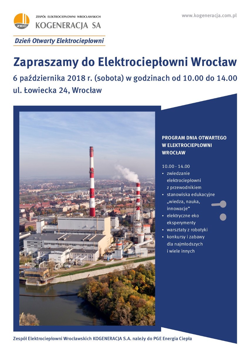 Dni Otwarte w elektrociepłowni we Wrocławiu                              
