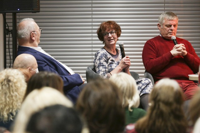 Promocja książki &quot;Chłopak z ulicy Teatralnej. Jerzy Karnicki - człowiek sceny&quot; Anny Czerny-Mareckiej w słupskim Nowym Teatrze