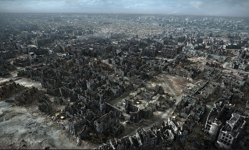 Gratką jest zobaczenie ruin powstańczej Warszawy