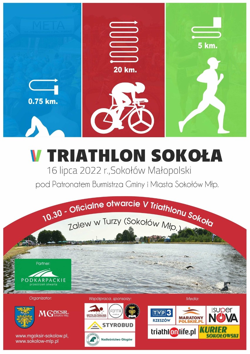 V Triathlon Sokoła (Sokołów Małopolski, s. 10.30)
