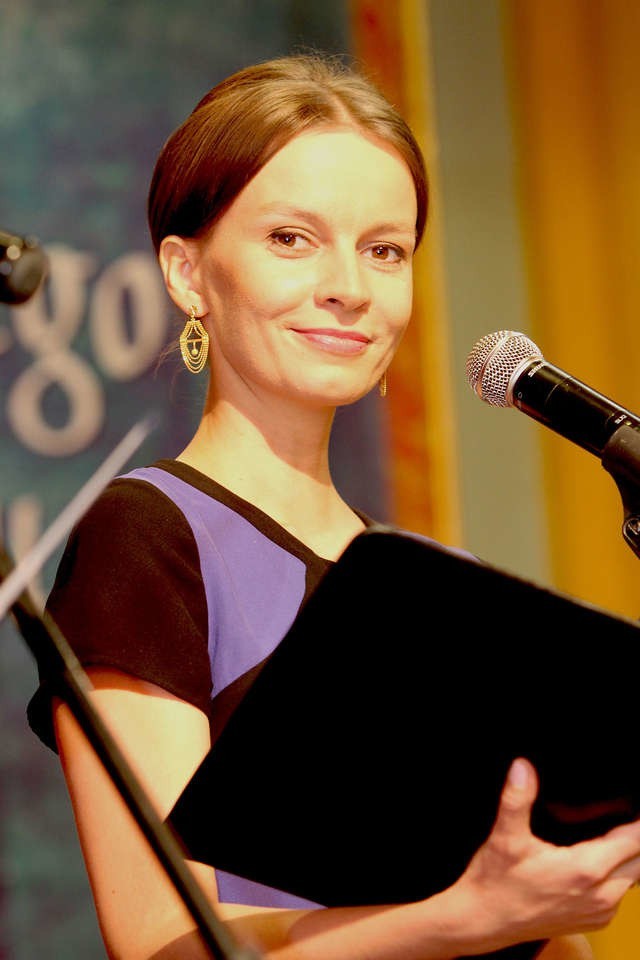 Marzena Słupkowska podczas uroczystej sesji Rady Miasta Torunia
