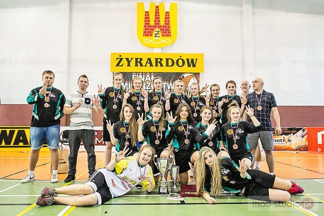 MUKS WSG Supravis Bydgoszcz zdobył w Żyrardowie brązowy medal mistrzostw Polski kadetek (U-16).
