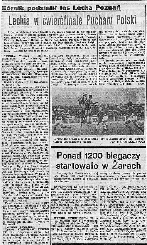 Piłkarze Lechii Zielona Góra w sezonie 1986/1987 awansowali...