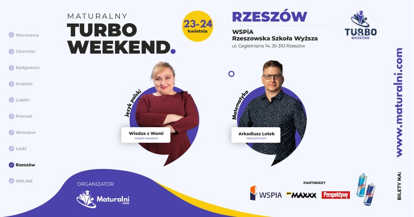 Maturalna powtórka w ten weekend w WSPiA - Rzeszowskiej Szkole Wyższej
