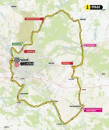 Tour de Pologne 2023 - 1. etap Poznań - Poznań. Trasa, mapa, program minutowy przejazdu